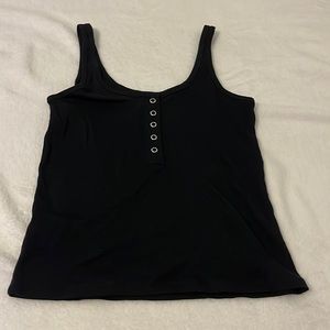 black tank top
